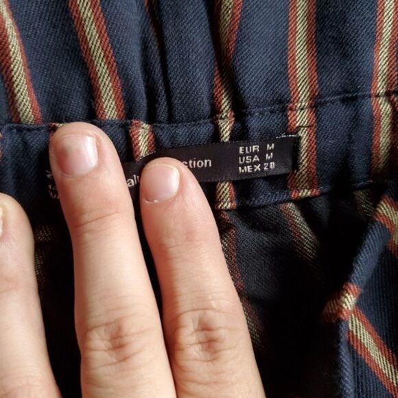 Zara Striped High Waisted Pants - Picture 4 of 14